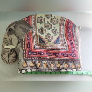 Vintage 1983 Sari Fabrics Double Sided Elephant Tea Cozy